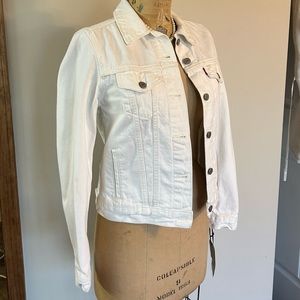 LEVI White Denim Jacket